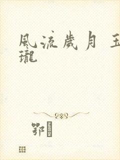 风流岁月 玉玲珑封面