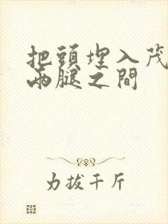 把头埋入茂密的两腿之间封面