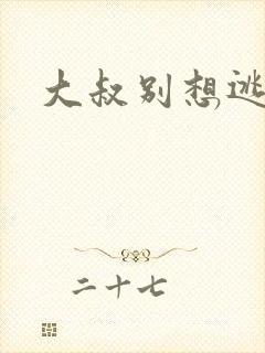 大叔别想逃