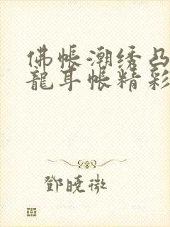 佛帐潮绣凸浮双龙耳帐精彩片段封面