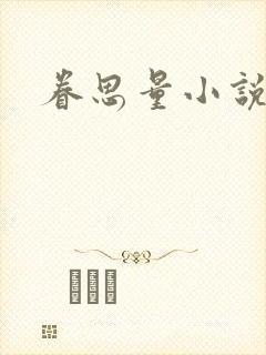 眷思量小说封面