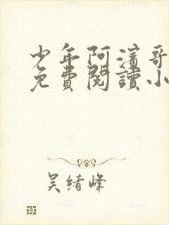 少年阿滨哥全文免费阅读小说封面