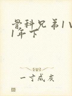 骨科兄弟1 V1年下