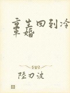 重生回到冷战前军婚