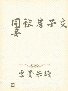 同租房子交换夫妻封面