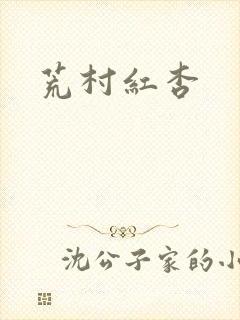 荒村红杏封面