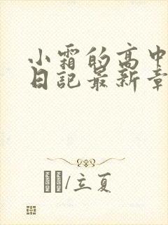 小霜的高中成长日记最新章节封面