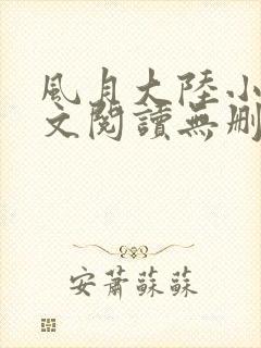 风月大陆小说全文阅读无删减