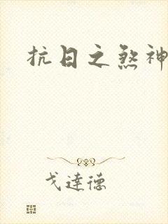 抗日之煞神传奇封面