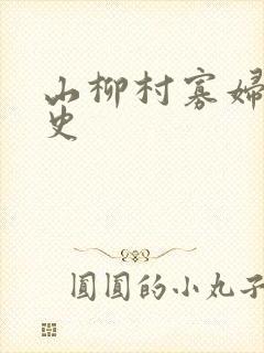 山柳村寡妇的情史