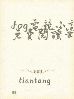 fog电竞小说免费阅读笔趣阁未删减版