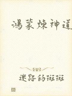 鸿蒙炼神道封面