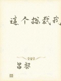 这个总裁我要了