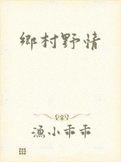乡村野情封面