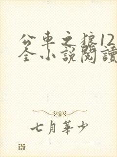 公车之狼12集全小说阅读封面