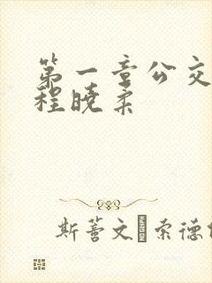 第一章公交激战程晓柔