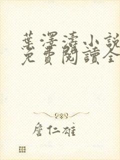 叶泽涛小说全文免费阅读全文