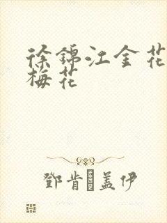 徐锦江金花瓶楷梅花