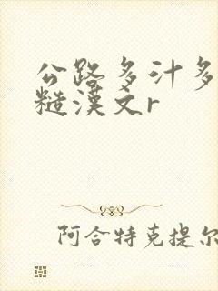 公路多汁多肉的糙汉文r