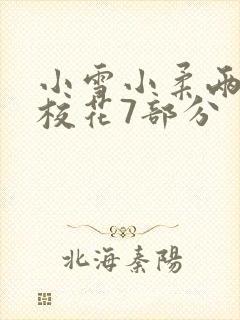 小雪小柔两个大校花7部分