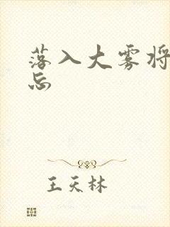 落入大雾将你遗忘封面