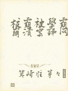 校霸被学霸玩到崩溃云译网