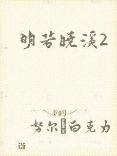 明若晓溪2封面