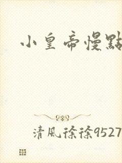 小皇帝慢点疼封面