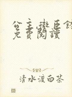 公主,微臣馋了免费阅读