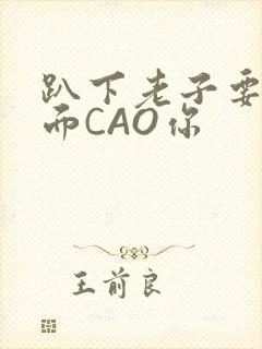 趴下老子要从后面CAO你