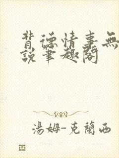 背德情事无可言说笔趣阁封面