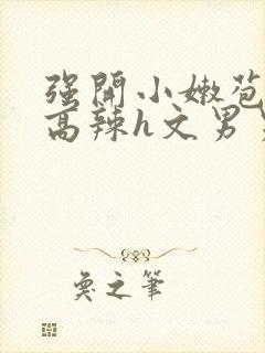 强开小嫩苞h文高辣h文男男封面