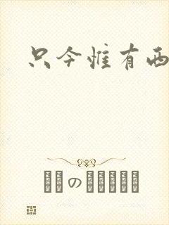 只今惟有西江月