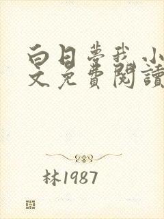 白日梦我小说全文免费阅读