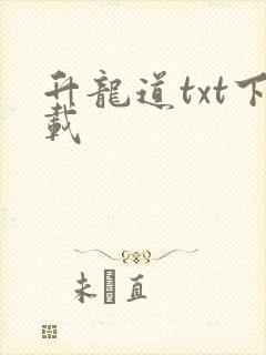 升龙道txt下载