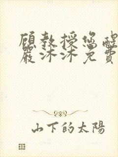 顾教授您醒了吗严沐沐免费阅读全文小说