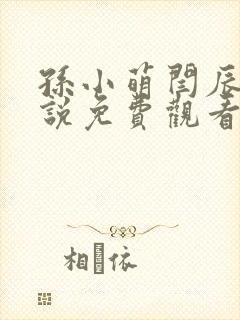 孙小萌闫辰的小说免费观看