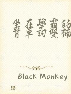 坐在学霸的鸡上背单词双楠