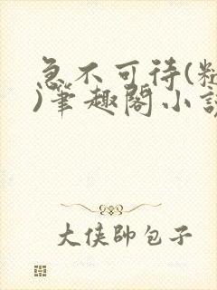 急不可待(糙汉)笔趣阁小说内容