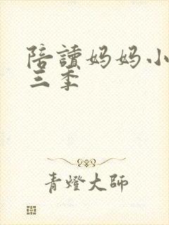 陪读妈妈小说第三季