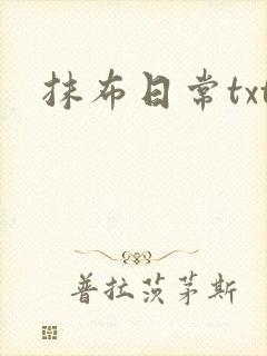 抹布日常txt