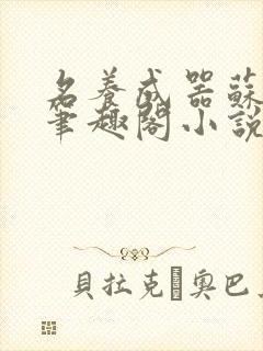 名养成器苏沫沫笔趣阁小说封面