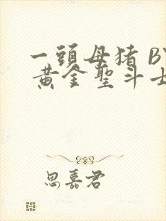 一头母猪 BY 黄金圣斗士封面