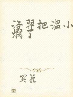 洛羿把温小辉做烂了