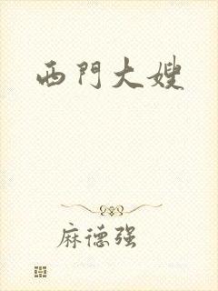 西门大嫂封面
