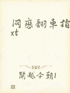 网恋翻车指南txt