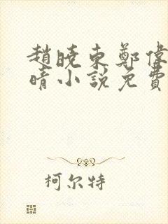 赵晓东郑伟吴雪晴小说免费阅读