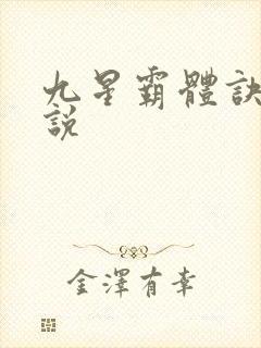 九星霸体诀 小说