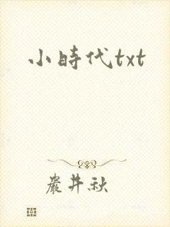 小时代txt封面
