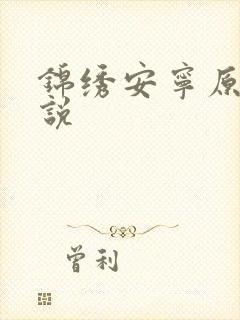 锦绣安宁原著小说